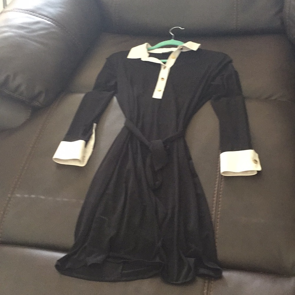New Ivanka trump dress black while tuxedo